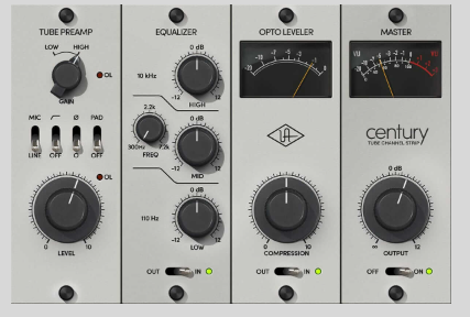 Universal Audio CENTURY CHANNEL STRIP